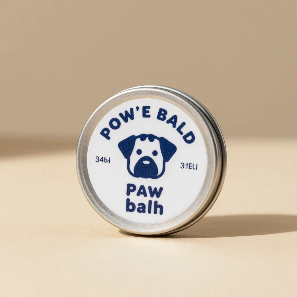 A tin of original paw balm on a warm background